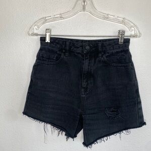 Pacsun 90s boyfriend high rise shorts black